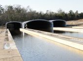 Peter’s Creek Crossing at the George R. Carr Memorial Airport in Bogalusa, LA including 750 linear feet of Conspan structure. ARE Consultants, Inc. performed grant administration and compliance for the $4,500,000 project.
